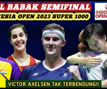 Victor Axelsen Menang | Hasil Semua Sektor Semifinal Badminton Indonesia Open 2023 Hari Ini