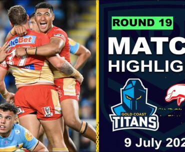 NRL 2023 | Brisbane Broncos v Gold Coast Titans | Full Time Highlights