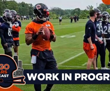 Chicago Bears Minicamp Day 2 recap: Justin Fields still a work in progress | CHGO Bears Podcast