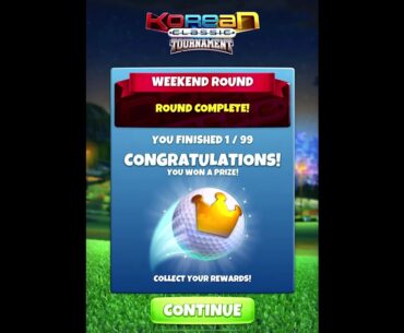 Golf Clash, Prizechest Opening - Gold*2 and Silver*1 - Korean Classic Tournament!