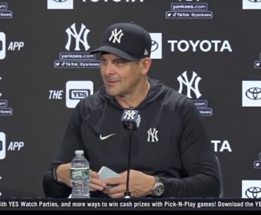 Aaron Boone on Ron Marinaccio and Luis Severino after a big 1-0 win over the Rangers