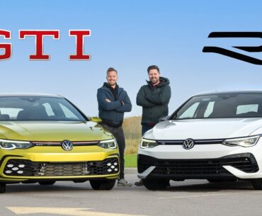2022 VW Golf GTI vs Golf R Review // Thrifty Meets Drifty