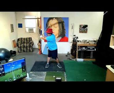 Old man show how to remove slack from your golf swing