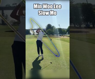 Min Woo Lee Driver Golf Swing (SLOW MOTION) | Golf Essentials #golf #golfessentials #shorts #short