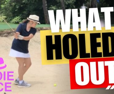HOLED OUT!!! - Play a hole with us.  Birdie Juice and Lady T. #birdiejuice #golfing #golfshots