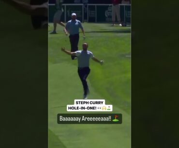 Steph Curry Hole-IN-ONE #golf #warriors #shorts