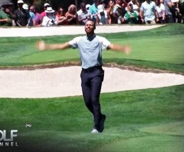 Stephen Curry goes wild after ace at Lake Tahoe | Golf Channel