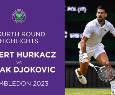 Novak Djokovic vs Hubert Hurkacz: Fourth Round Highlights | Wimbledon 2023