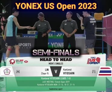 SF | VITIDSARN (THA) vs LIN (TPE) | YONEX US Open 2023