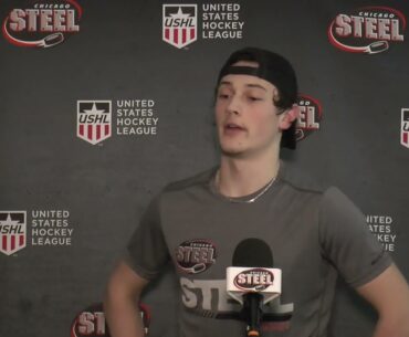 Chicago Steel Defenseman Michael Hagens Post Game - 3.24.23 vs. GB