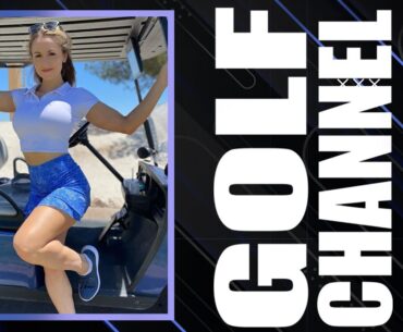Amazing Golfer and Fitness master Leah Gruber Heats Up the Course