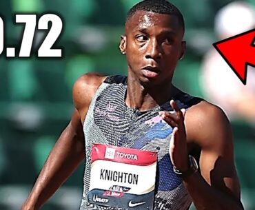 Erriyon Knighton Is On Another Level! || 2023 National Championships - Men's 200 Meters