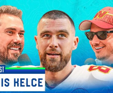 TRAVIS KELCE GETS CONFRONTED BY BILLY FOOTBALL FOR PLAYING SOFT