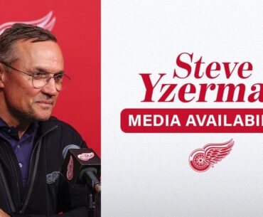 Steve Yzerman on the Trade and Extension for Alex DeBrincat