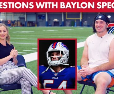 5 Questions With Baylon Spector! | Buffalo Bills
