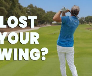 Did you lose your golf swing? It is not gone! Here's how you get it back!