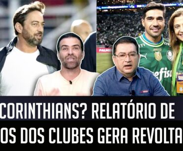 "ISSO É UM ESCÂNDALO, cara! Esses NÚMEROS de Corinthians e Palmeiras MOSTRAM que..." Gastos CHOCAM!