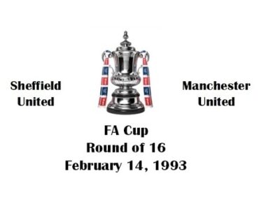 FA Cup 1992-1993. Round of 16. Sheffield United - Manchester United. Highlights.