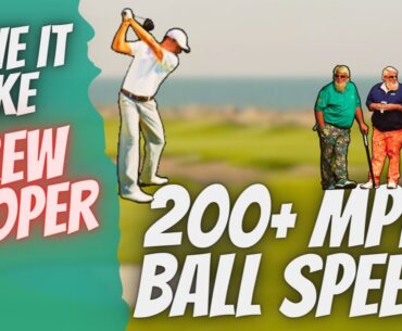 Unbelievable! Drew Cooper's Golf Swing Revealed: 200 MPH Ball Speed Analysis Exposed!