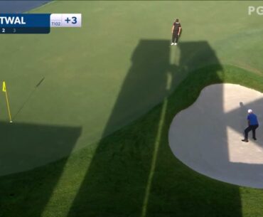 Arjun Atwal's BEAUTIFUL Bunker Shot at the 2023 Honda Classic