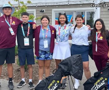 Team Mni-Sota Wins Silver in 19U Girls Golf at NAIG 2023