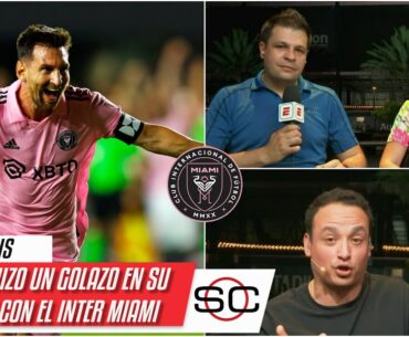 GOLAZO DE MESSI. Debut SOÑADO con Inter Miami para vencer a Cruz Azul en Leagues Cup | SportsCenter