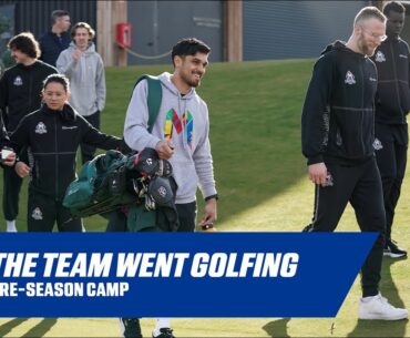The team went golfing! - Pre-Season Camp
