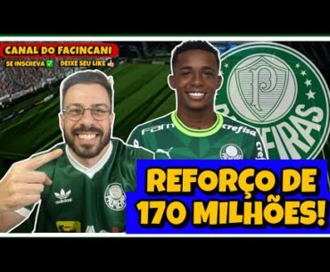 ELE CHEGOU! 💚 PALMEIRAS GANHA ATACANTE DE 170 MILHÕES DE REAIS! 🔥