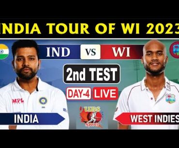 Live: IND Vs WI, 2nd Test, Day 4 | Live Scores & Commentary | India Vs Windies