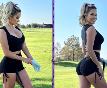 Watch This Golfer's INSANE Trick Shot That You'll Never Believe! Paige Spiranac | Golf Swing