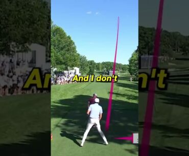 Justin Thomas Crushes 365 Yard Drive with Insane Ball Speed at Wells Fargo Golf #Shorts