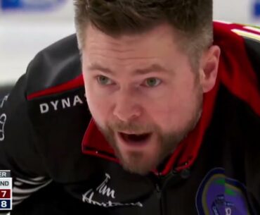 #AGITopShots - 2023 Tim Hortons Brier - Ontario's Mike McEwen slash double for the win