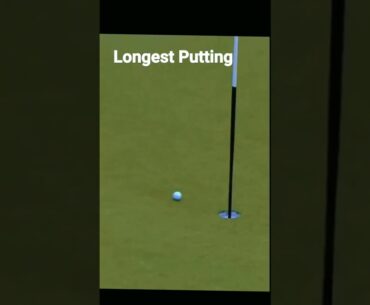 Longest Putting #shorts #Golf