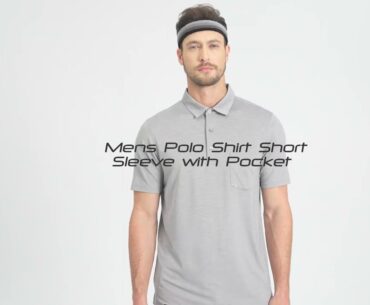 Haimont Men Polo Shirts Short Sleeve Quick Dry Golf Tshirts