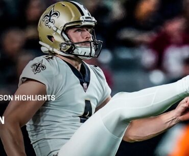 Blake Gillikin's Top Plays 2022 NFL Season | New Orleans Saints