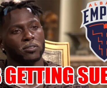 Antonio Brown getting SUED by Albany Empire players and coaches for STEALING their paychecks!