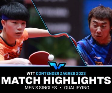 Lin Yen Chun vs Zhao Zihao | MS qual | WTT Contender Zagreb 2023