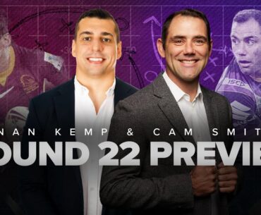 Cameron Smith and Denan Kemp preview Round 22 | SEN THE CAPTAIN'S RUN