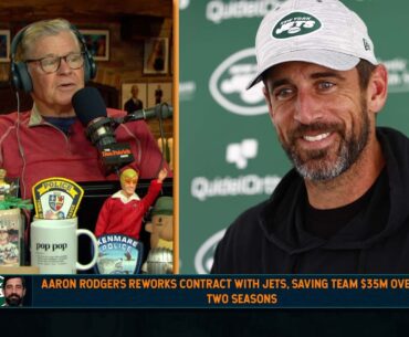 A Legacy Play? Dan Patrick Reacts Aaron Rodgers Reworking His Contract With The Jets | 07/27/23