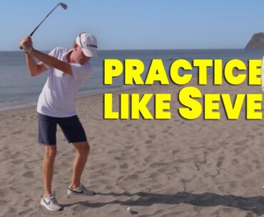 Practice golf on the beach like Seve Ballesteros