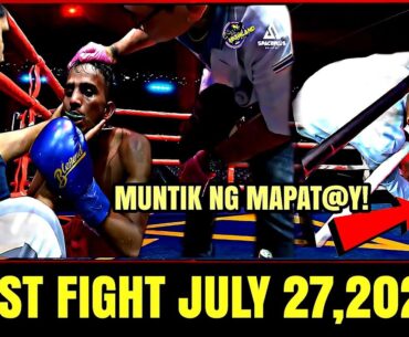 2023 July 27, MUNTIK NG MAKAPAT@Y SA LAKAS NG MANILA! Adrian Lerasan Vs. Sidhant Lakhera Fight HD!