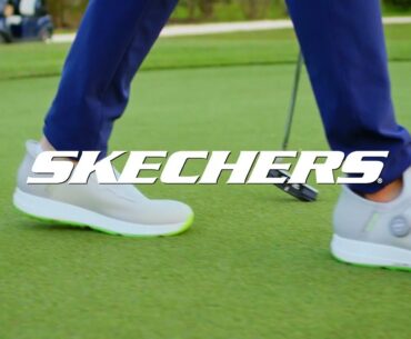 Matt Fitzpatrick Behind The Scenes Skechers Hands Free Slip Ins Golf Shoes