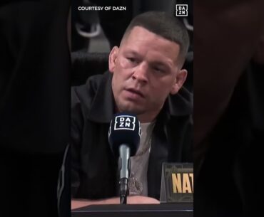 Nate Diaz Threatens Reporter Who Calls Out Brother Nick During Jake Paul Presser #shorts