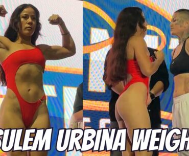 🔥🔥🔥 Sulem Urbina vs Haley Pasion weigh ins Elite Boxing official