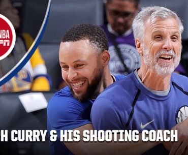 Steph Curry has a special bond with shooting coach Bruce Fraser 🤝 | NBA on ESPN