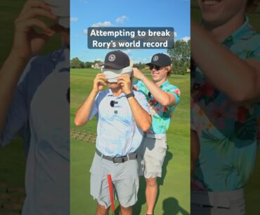 Attempting to break Rory’s World Record! #golf #golfer #golfshorts #shorts