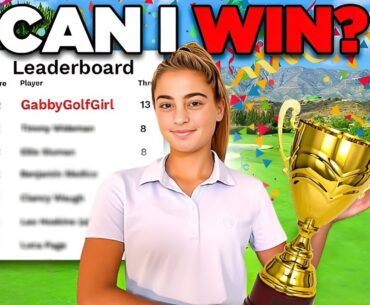 1st Golf Tournament WIN On YOUTUBE... Crazy Ending!!