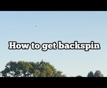 How to create backspin in the shortgame | Golf