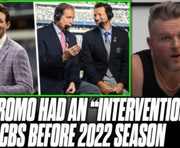 CBS Reportedly Unhappy With Romo's Recent Commentary, Had "Intervention" | Pat McAfee Reacts