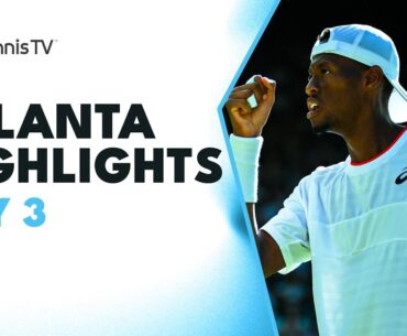 Eubanks vs Nakashima EPIC; De Minaur, Kokkinakis, Nishioka in Action | Atlanta 2023 Day 3 Highlights